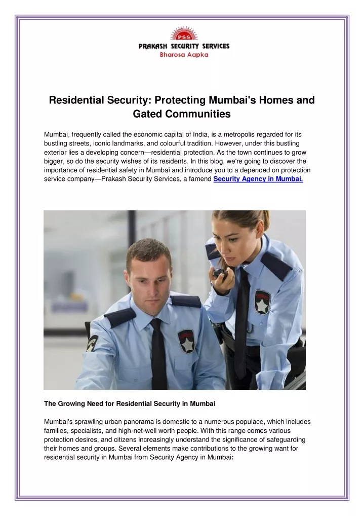 residential security protecting mumbai s homes