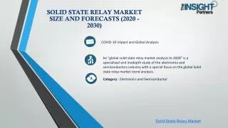 solid state relay market size and forecasts 2020