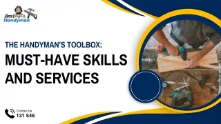 The Handyman’s Toolbox Must-Have Skills and Services