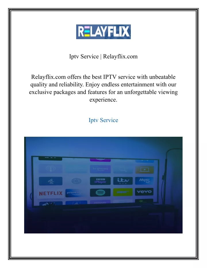 iptv service relayflix com
