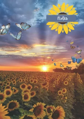 Download Book [PDF] Sunflower Journal: Diary