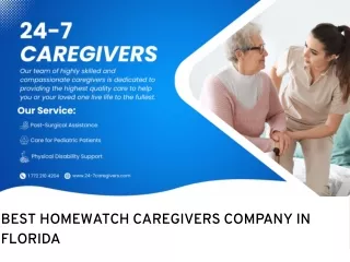 Best Homewatch Caregivers Company