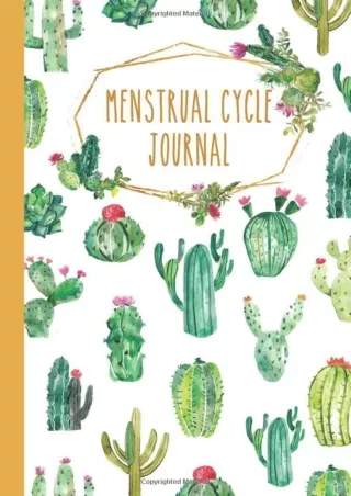 Full DOWNLOAD Menstrual Cycle Journal: 4 Year Period Tracker with Monthly Calendar for Women
