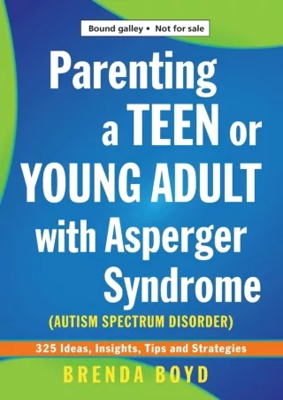 Full Pdf Parenting a Teen or Young Adult with Asperger Syndrome (Autism Spectrum
