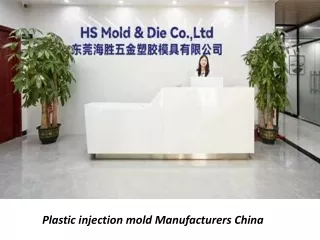 Contact the plastic injection mold Manufacturers in China