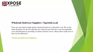Wholesale Knitwear Suppliers  Xposeltd.co.uk