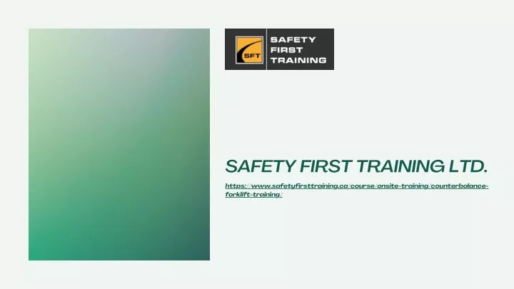 safety first training ltd