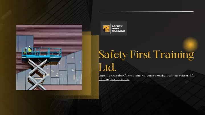 safety first training ltd https