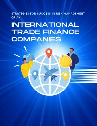 Risk Management Strategies for International Trade Finance Companies.