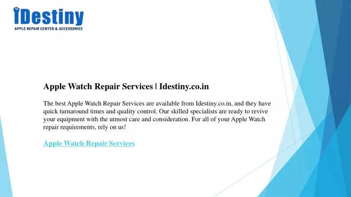 apple watch repair services idestiny