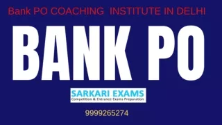 Bank PO Coaching in Delhi