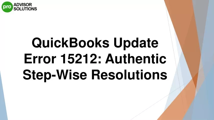 quickbooks update error 15212 authentic step wise