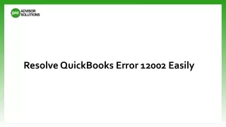 resolve quickbooks error 12002 easily