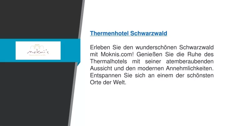 thermenhotel schwarzwald erleben