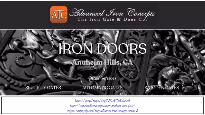 iron doors
