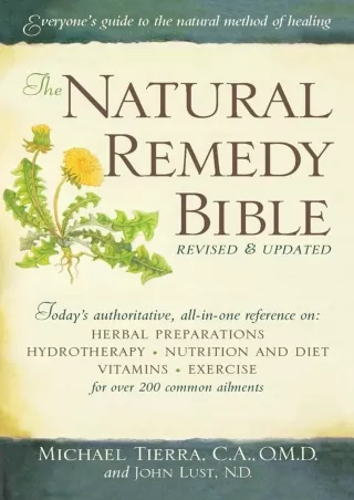 DOWNLOAD/PDF The Natural Remedy Bible