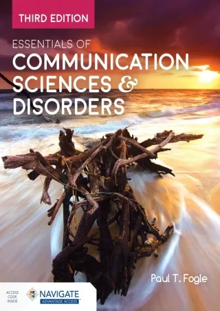 PDF_ Essentials of Communication Sciences & Disorders