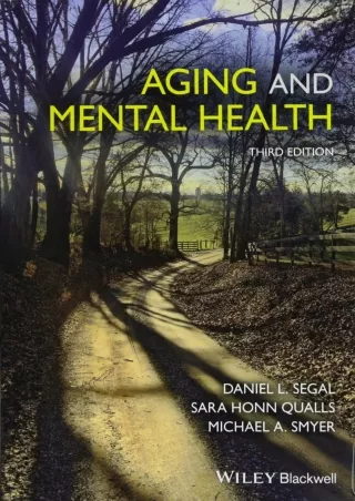 Read ebook [PDF] Aging and Mental Health (Understanding Aging)
