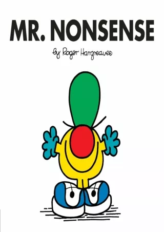 PDF/READ Mr. Nonsense (Mr. Men and Little Miss)