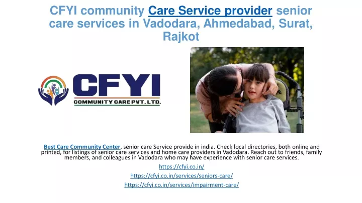 cfyi community care service provider senior care