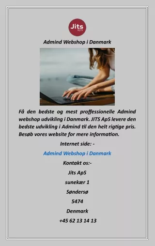 Admind Webshop  Danmark