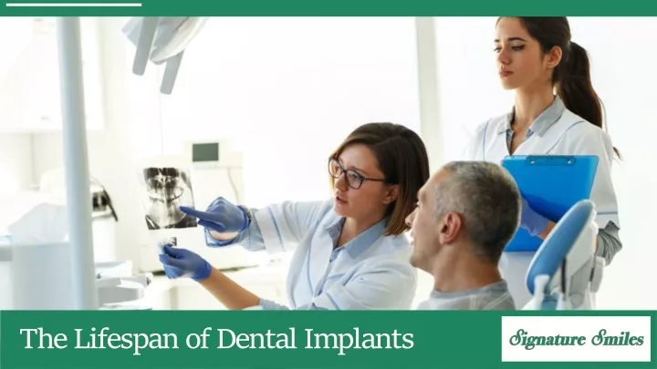 the lifespan of dental implants