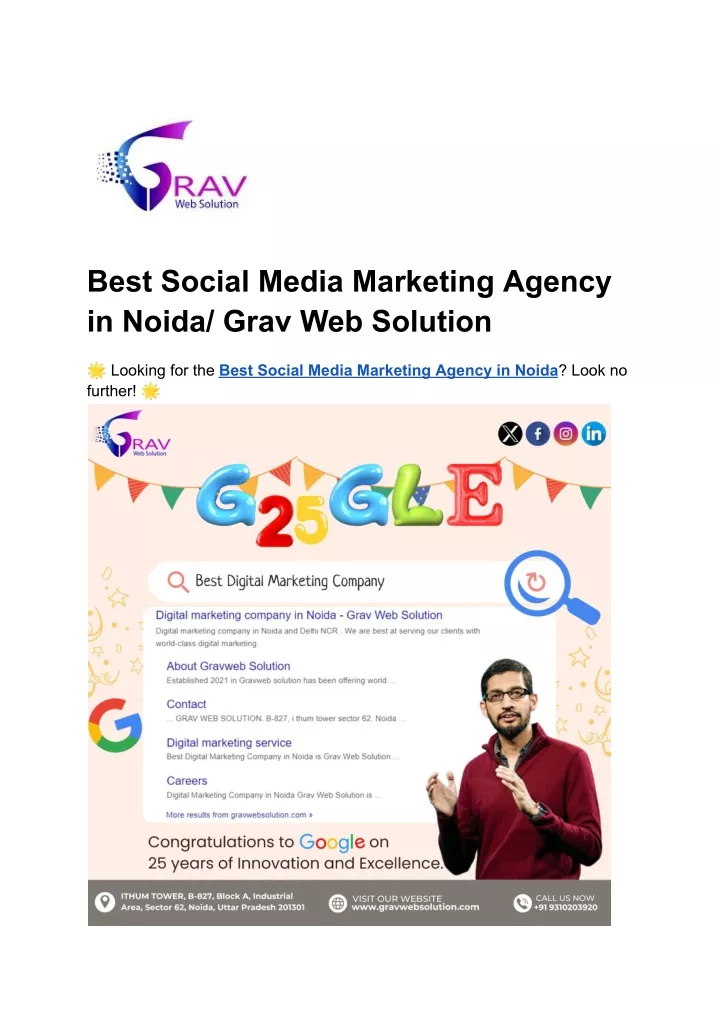 best social media marketing agency in noida grav