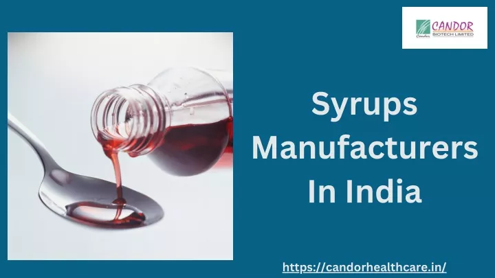 syrups