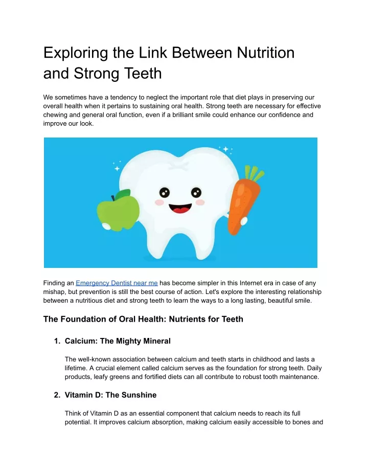 exploring the link between nutrition and strong