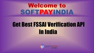 Get Best FSSAI Verification API