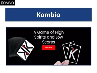Create Unforgettable Experiences With Kombio’s Card Games!