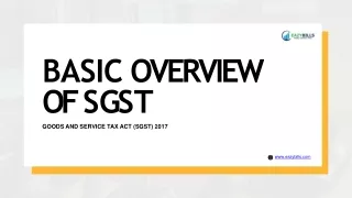Basic Overview of SGST