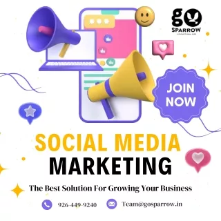 Transform your brand's digital footprint with the industry-leading Social Media Marketing Company in Patna – Go Sparrow
