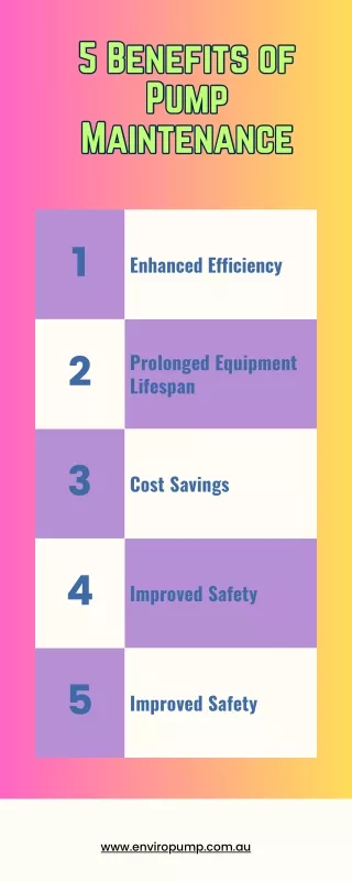 5 Benefits of Pump Maintenance