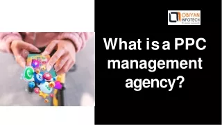 What is a PPC management agency