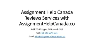 "Assignment Help Canada Reviews: Our Happy Students Speak"