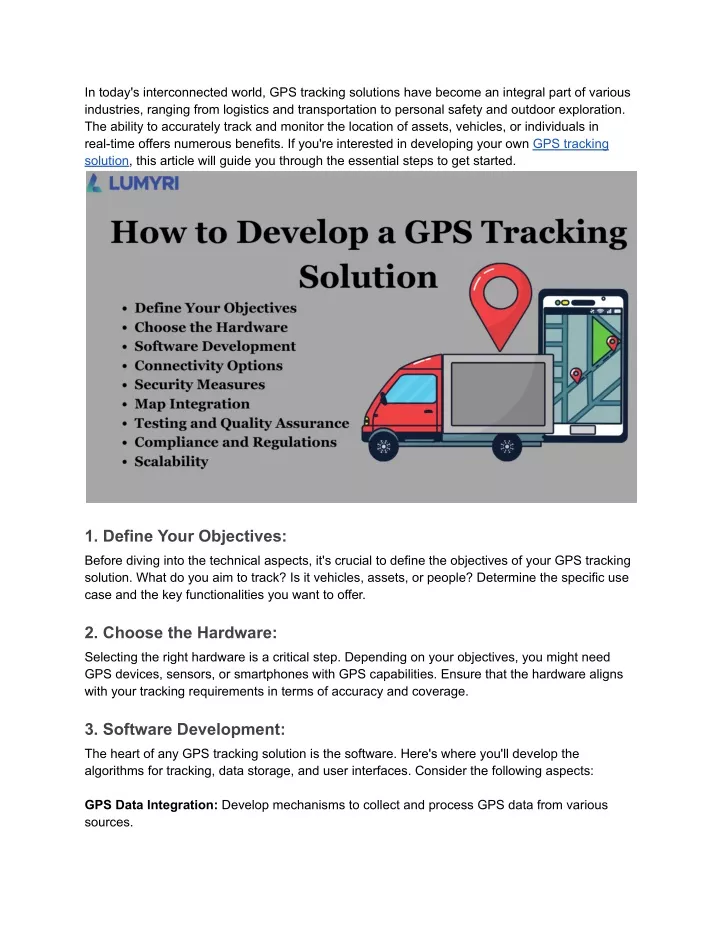 in today s interconnected world gps tracking