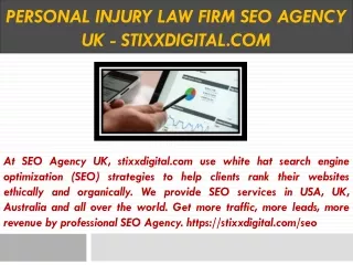 Personal Injury Law Firm SEO Agency UK - stixxdigital.com