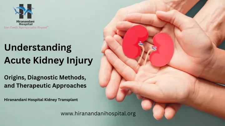 understanding acute kidney injury