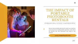 The Impact of Portable Photobooth Rentals