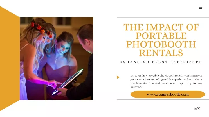 the impact of portable photobooth rentals