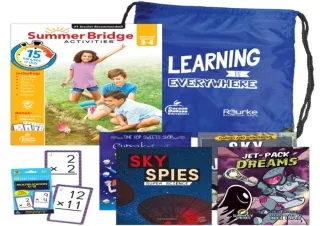 READ EBOOK (PDF) Summer Bridge Activities Grades 3-4 Bundle, Summer Learning 3rd Grade to 4th Grade Workbook All Subject