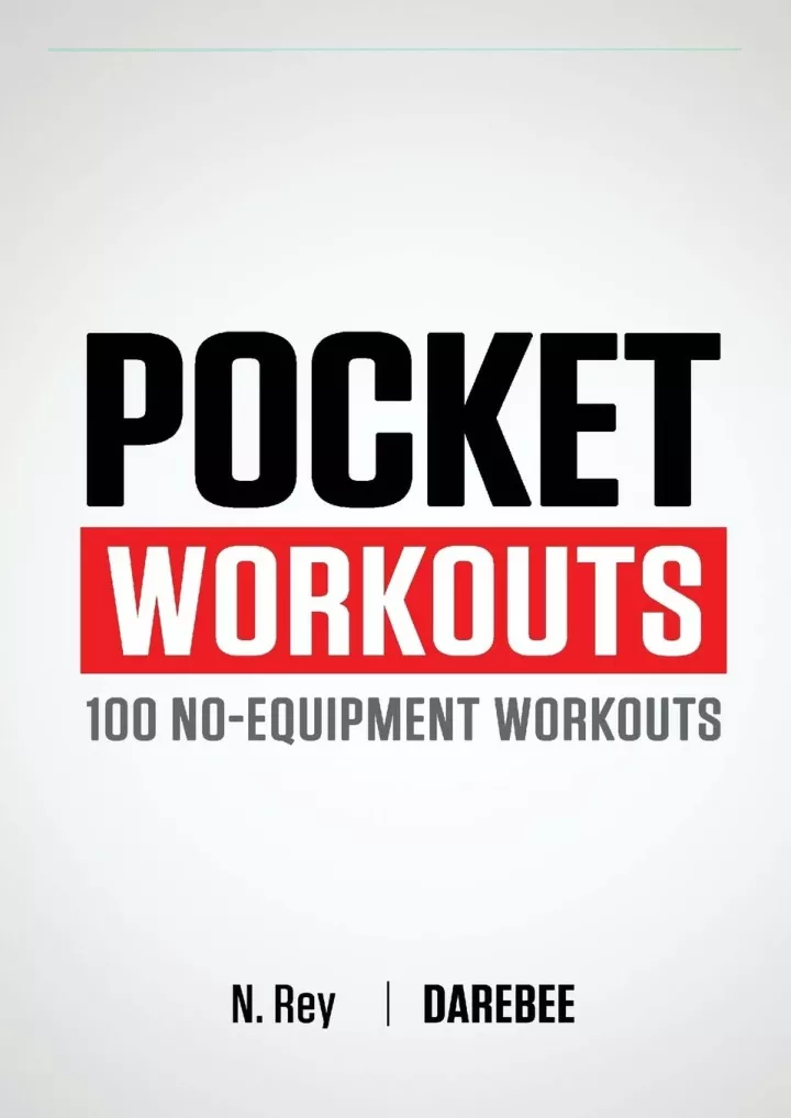 pocket workouts 100 darebee no equipment workouts