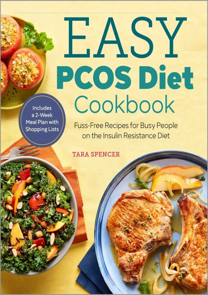 the easy pcos diet cookbook fuss free recipes