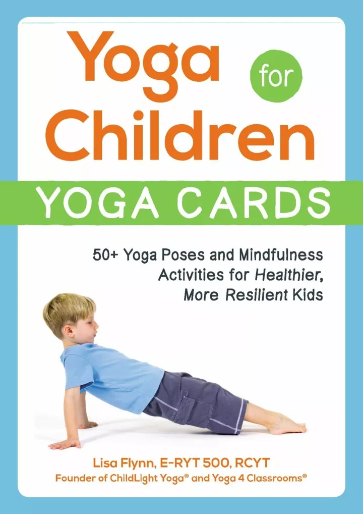 yoga for children yoga cards 50 yoga poses