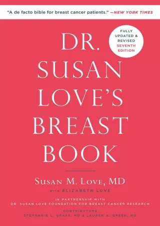 Read ebook [PDF] Dr. Susan Love's Breast Book download