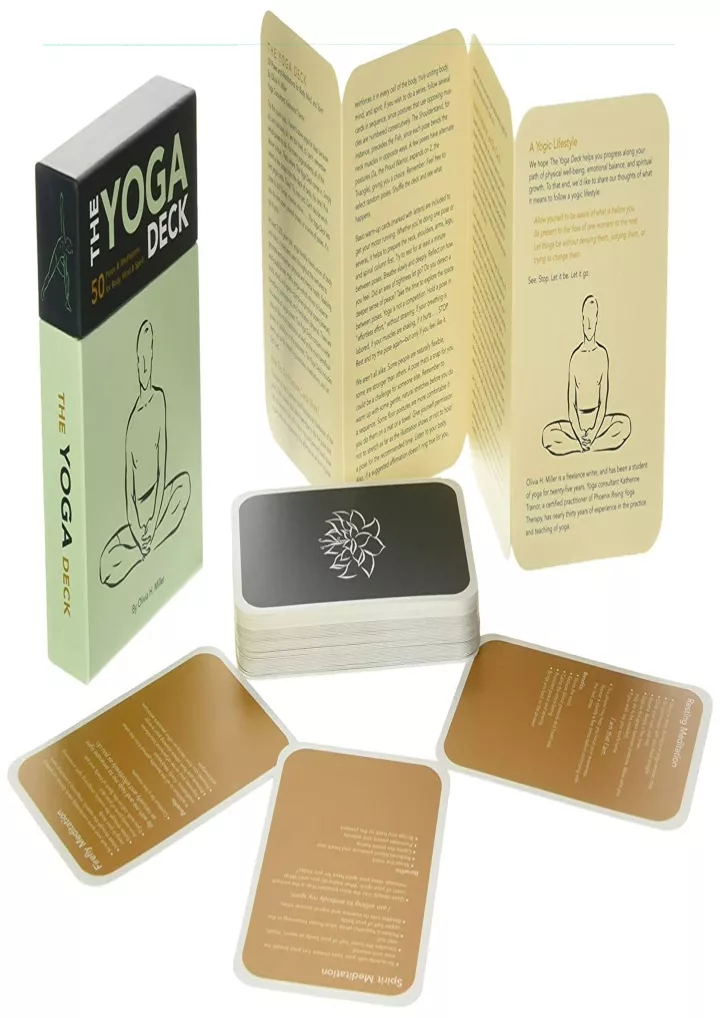 the yoga deck 50 poses meditations for body mind