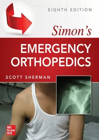 READ [PDF] Simon's Emergency Orthopedics 8E (PB) ipad