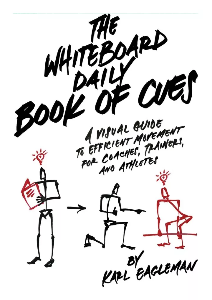 the whiteboard daily book of cues a visual guide