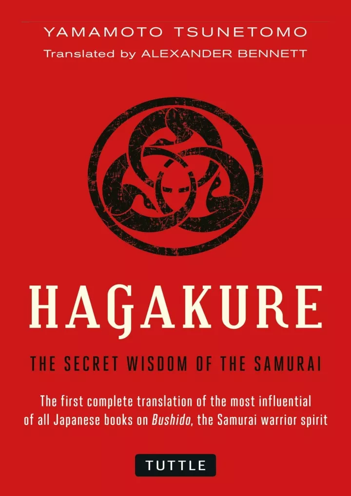 hagakure the secret wisdom of the samurai